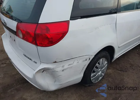 2006 Toyota Sienna Ce z USA, uszkodzony, nr VIN 5TDZA23C86S396223